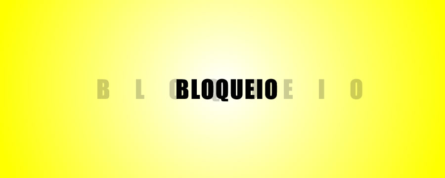 Bloqueio: uma injeção na dor que deveras sentimos